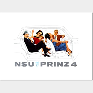 NSU PRINZ 4 - brochure Posters and Art